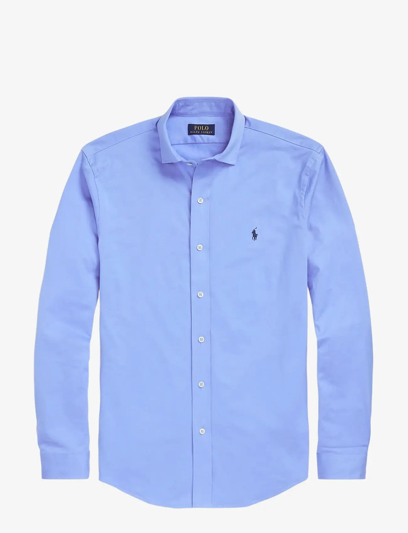 Polo Ralph Lauren - Jersey Spread-Collar Shirt - basic skjortor - harbor island blu - 1