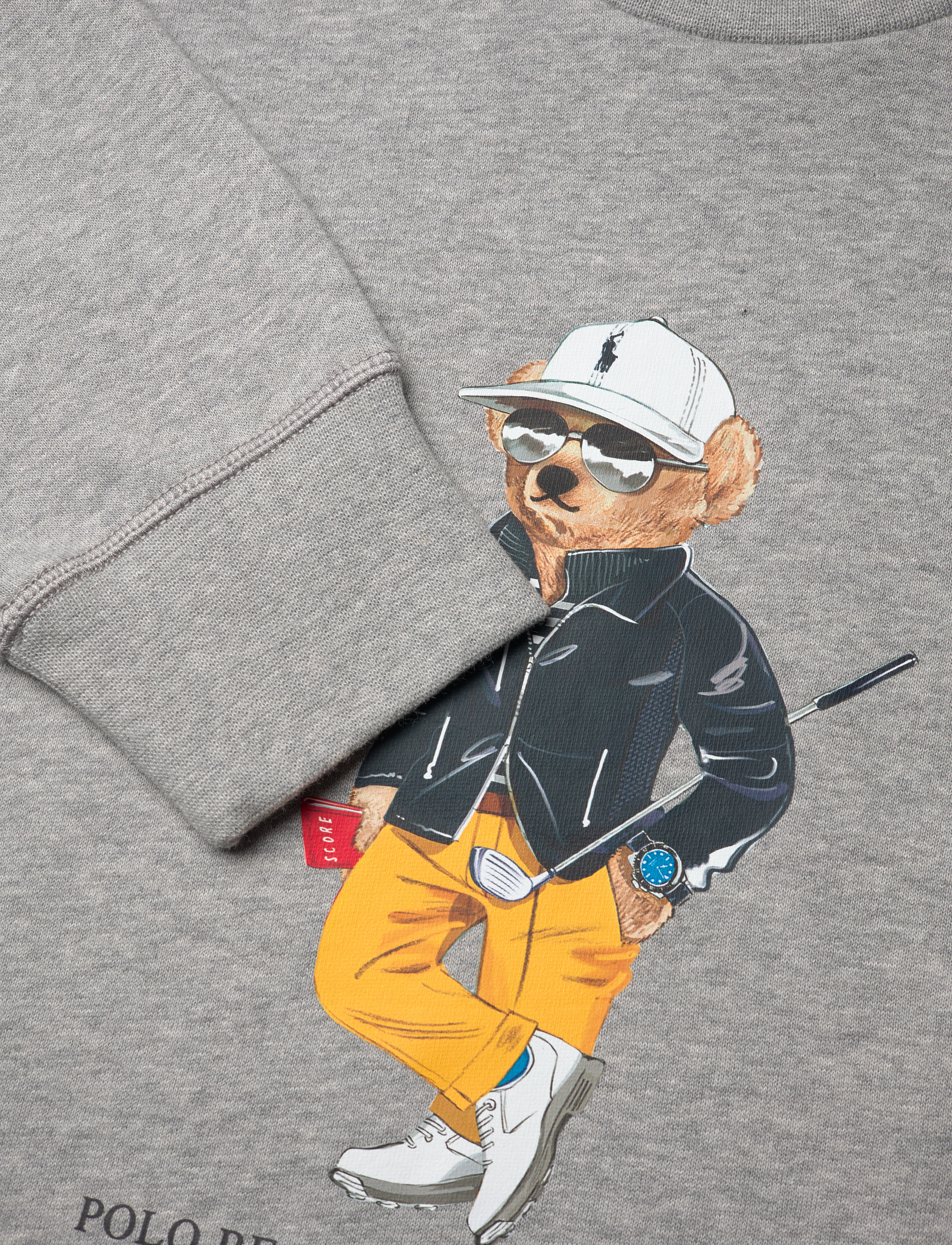 Polo Ralph Lauren - Polo Bear Performance Fleece Sweatshirt - andover heather - 3