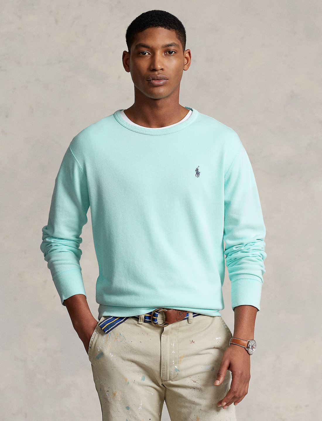 Polo ralph lauren clearance spa terry sweatshirt