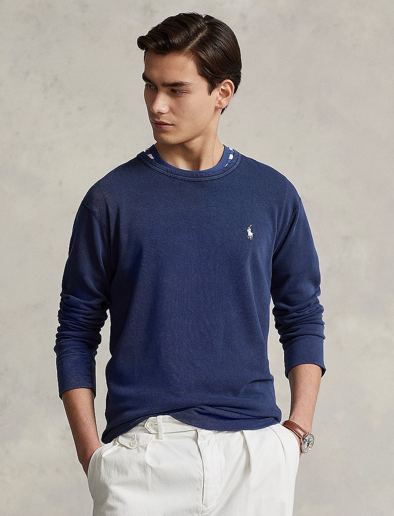 Polo Ralph Lauren - Spa Terry Sweatshirt - feriefavoritter - newport navy - 0