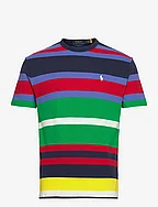 Classic Fit Striped Jersey T-Shirt - NEWPORT NAVY MULT