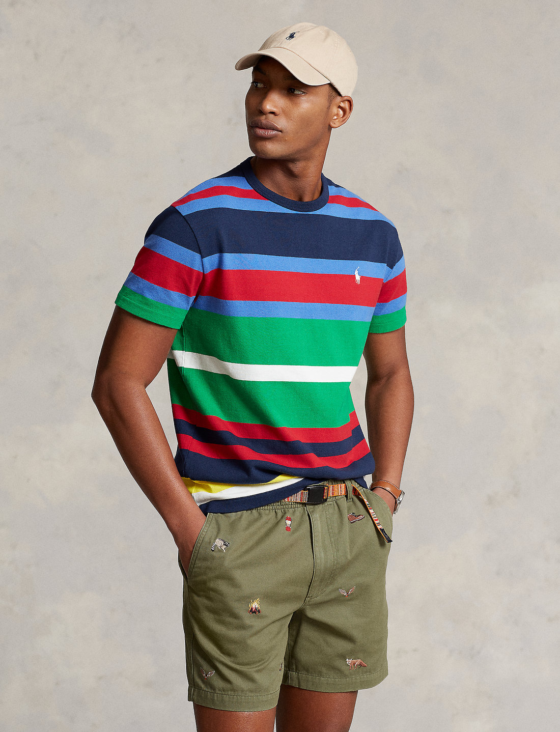 Polo Ralph Lauren Classic Fit Striped Jersey T shirt T Shirts