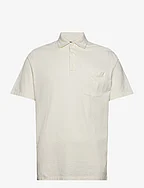 Classic Fit Cotton-Linen Polo Shirt - PRCHMNT CR