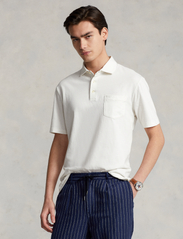 Polo Ralph Lauren - Classic Fit Cotton-Linen Polo Shirt - polo marškinėliai trumpomis rankovėmis - prchmnt cr - 2