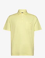 Classic Fit Cotton-Linen Polo Shirt - BRISTOL YELLOW