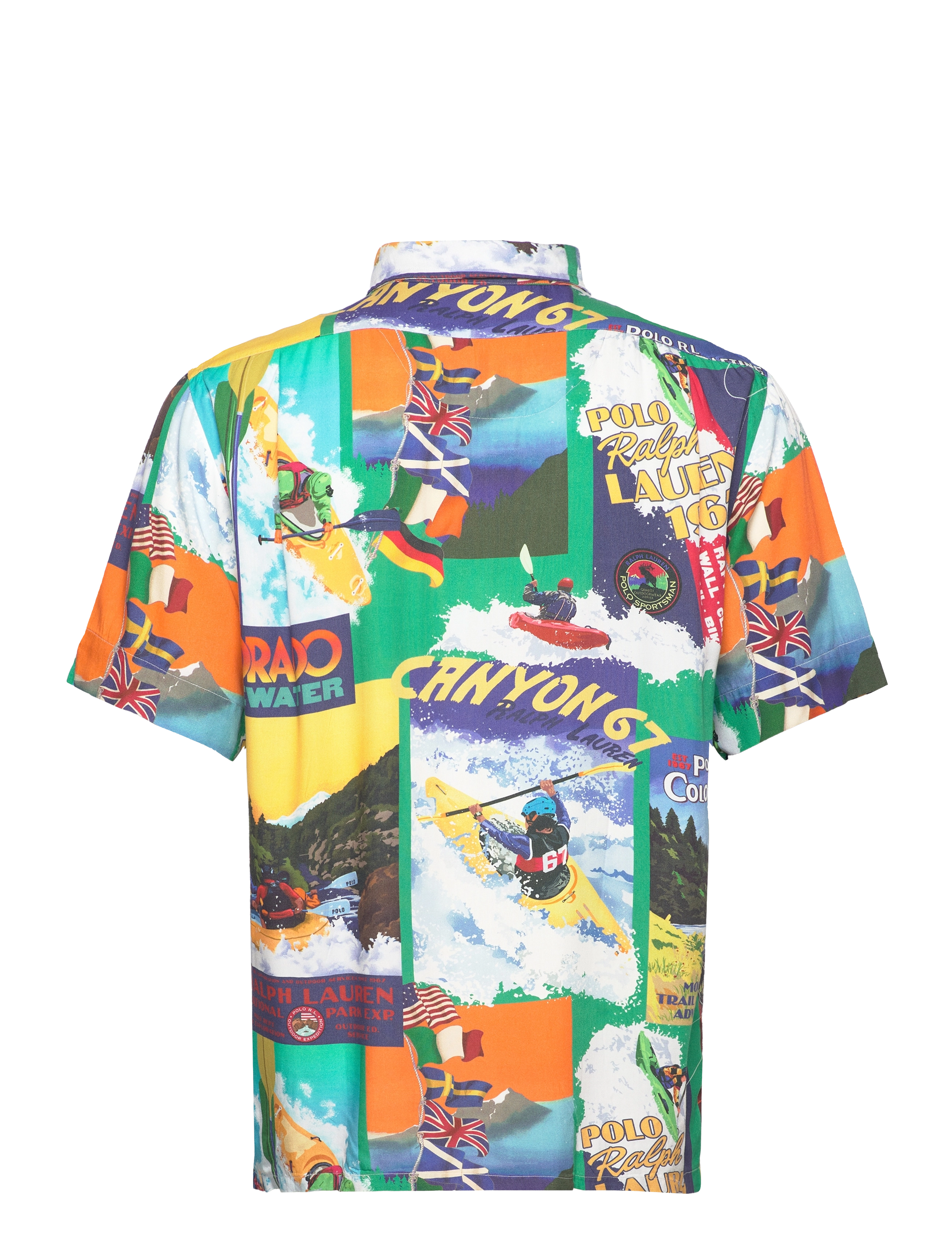 Polo Ralph Lauren - Classic Fit Printed Poplin Camp Shirt - 5956 kayak expedi - 1