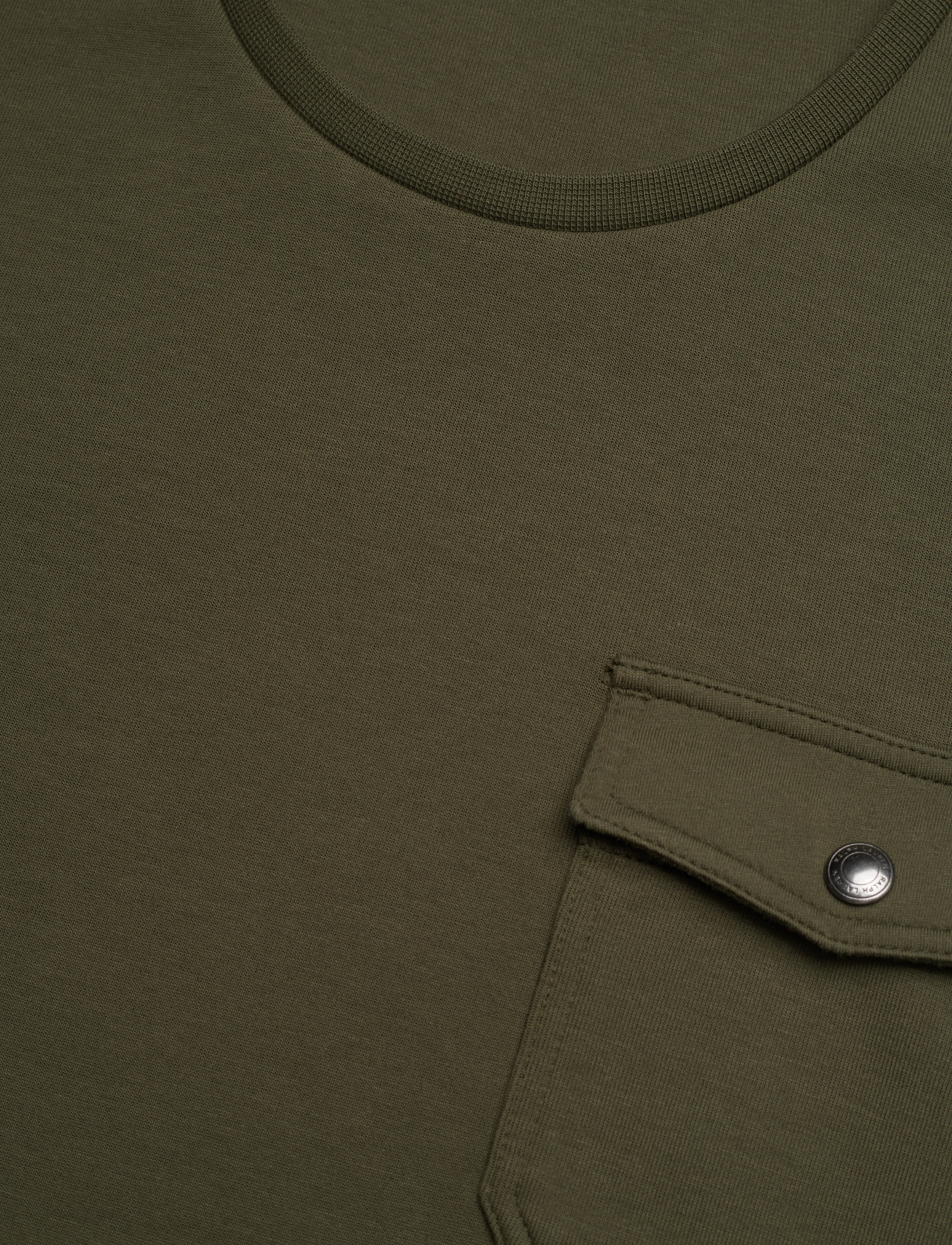 Polo Ralph Lauren - 30/1 DOUBLE KNT CVC-SSL-TSH - company olive - 2