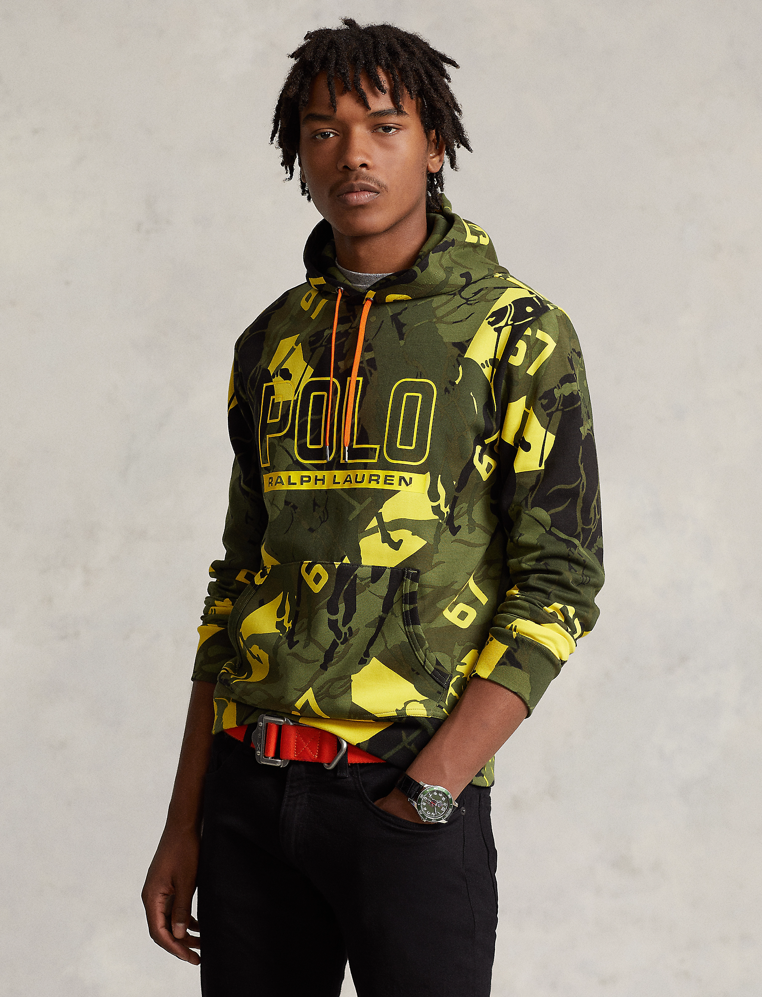 Polo Ralph Lauren - Logo Polo Pony Camo Double-Knit Hoodie - summit camo - 2