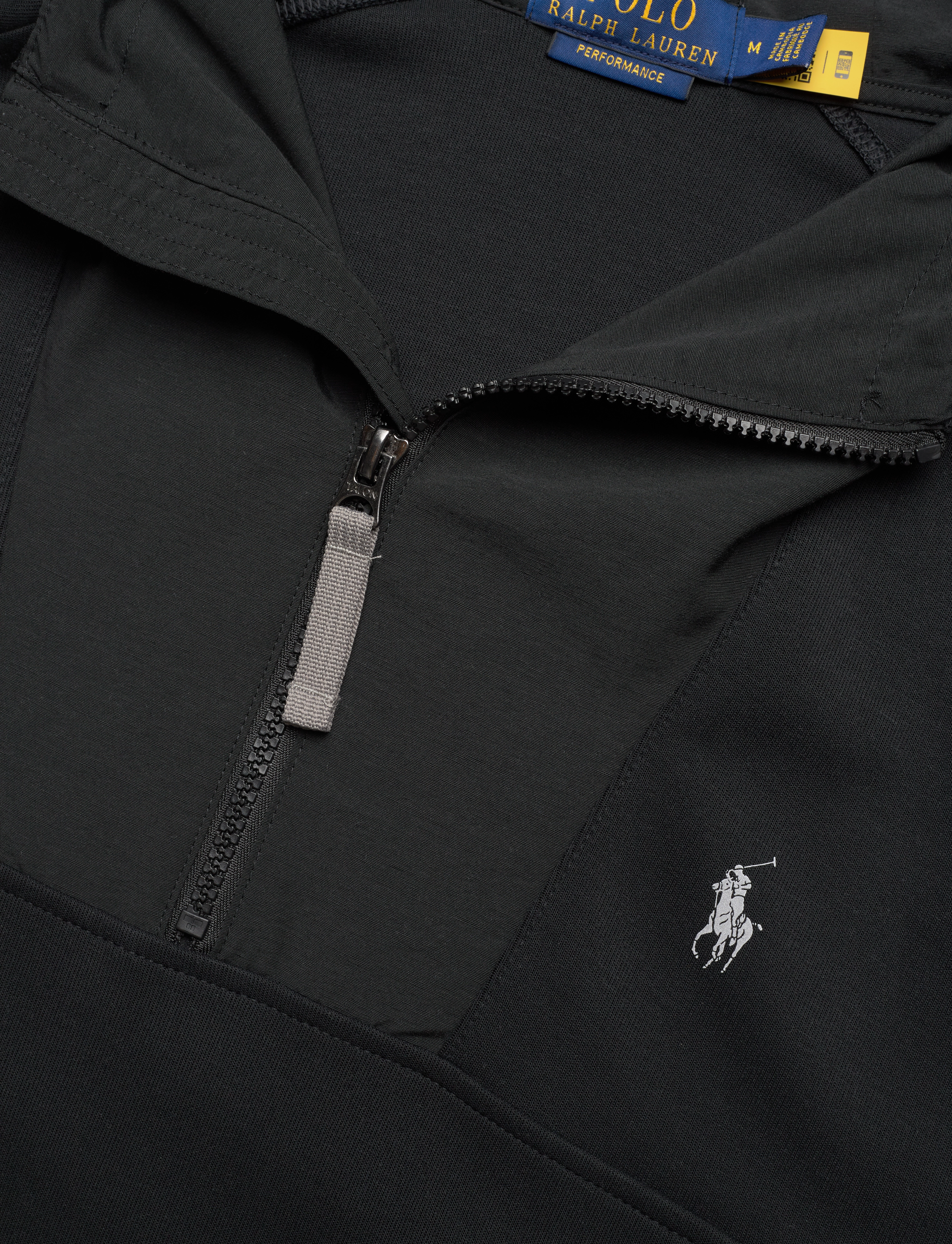 Polo Ralph Lauren - 30/1 DOUBLE KNT CVS-LSL-SWS - polo black - 3