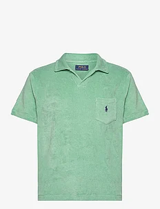 Custom Slim Fit Terry Polo Shirt, Polo Ralph Lauren