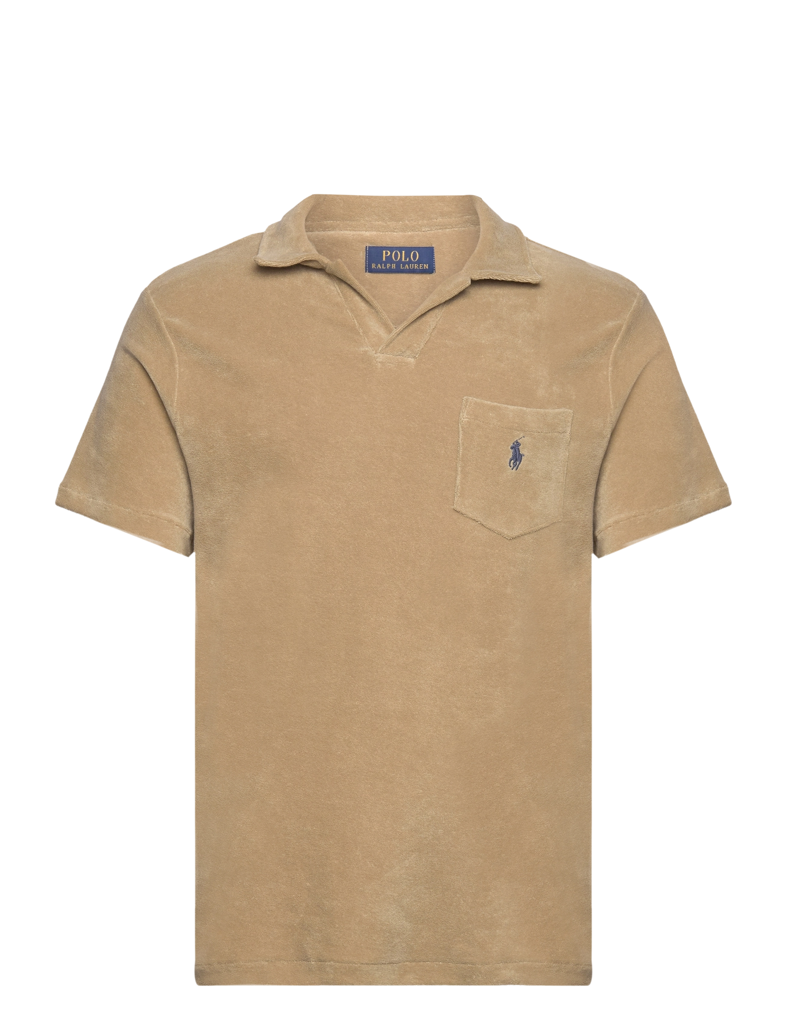 Polo Ralph Lauren Custom Slim Fit Terry Polo Shirt - Poloer - COASTAL BEIGE / beige
