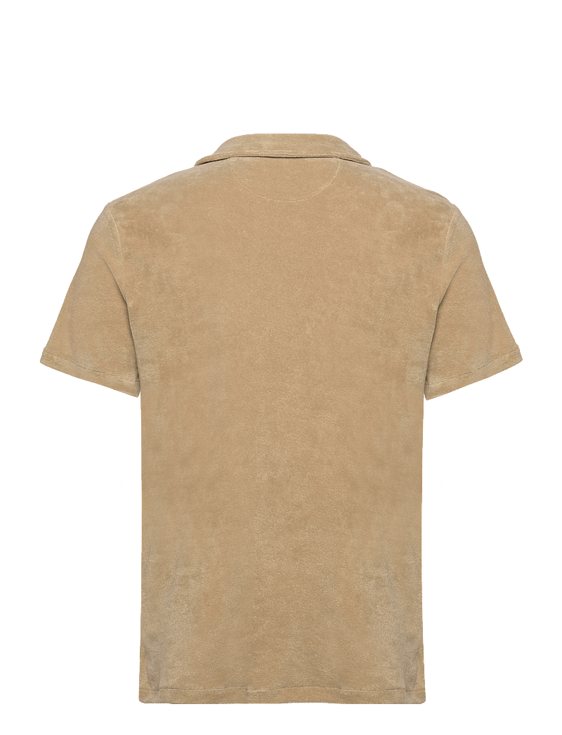 Polo Ralph Lauren - Custom Slim Fit Terry Polo Shirt - kortärmade pikéer - coastal beige - 1