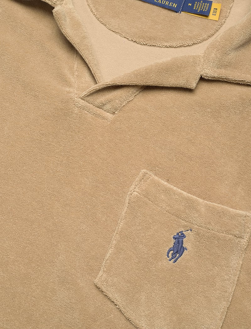 Polo Ralph Lauren - Custom Slim Fit Terry Polo Shirt - kortärmade pikéer - coastal beige - 2