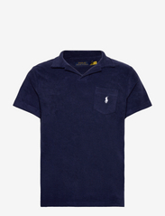 Custom Slim Fit Terry Polo Shirt - NEWPORT NAVY