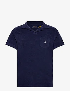 Custom Slim Fit Terry Polo Shirt, Polo Ralph Lauren