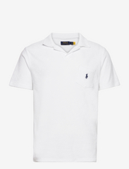 Custom Slim Fit Terry Polo Shirt - WHITE