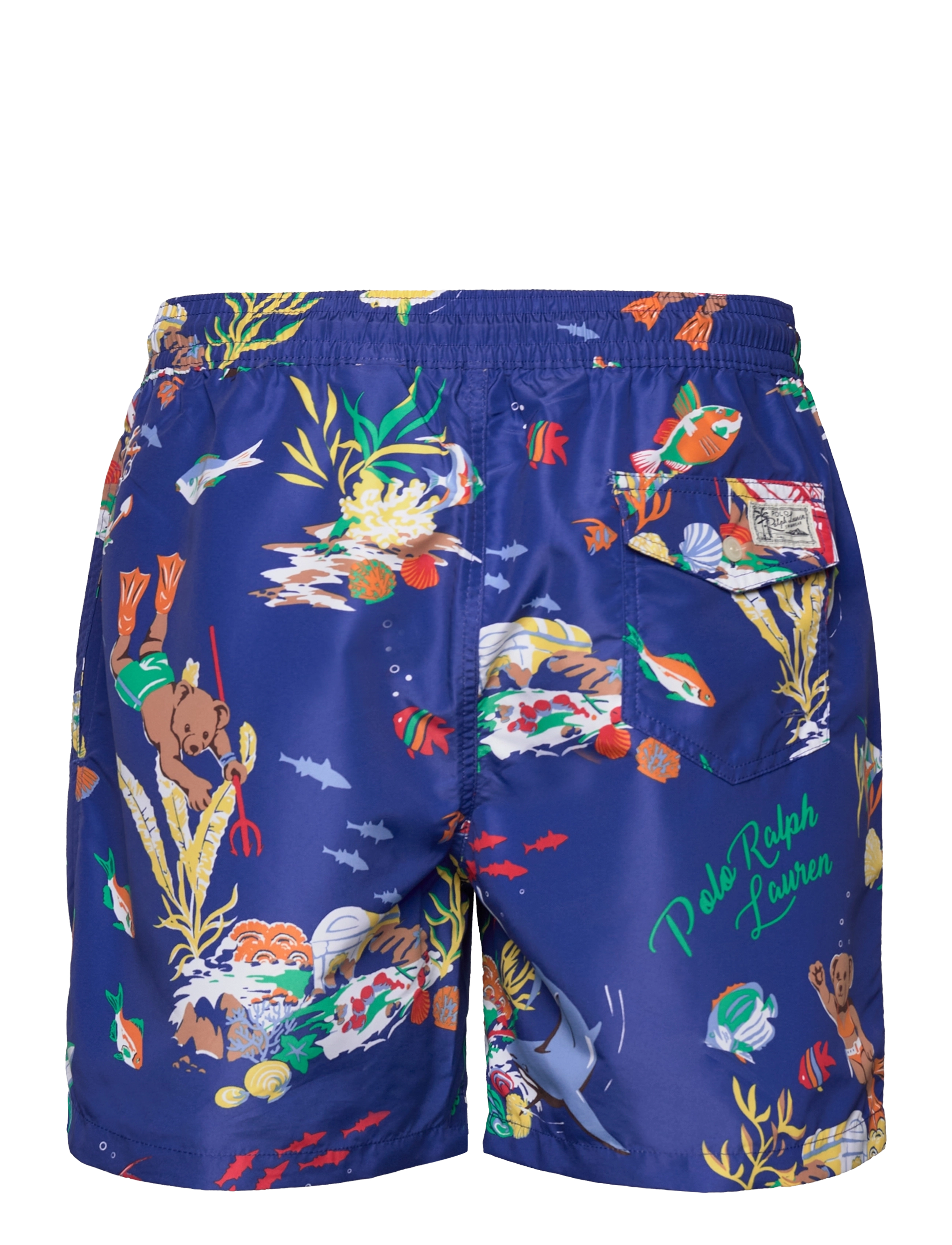 Polo Ralph Lauren - 5.75-Inch Traveler Polo Bear Swim Trunk - leagues below - 1