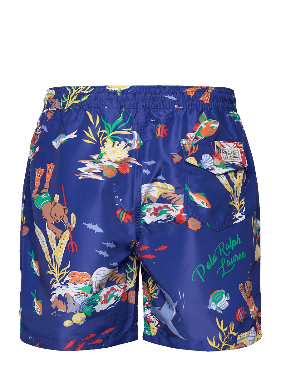 Polo Ralph Lauren - 5.75-Inch Traveler Polo Bear Swim Trunk - leagues below - 1