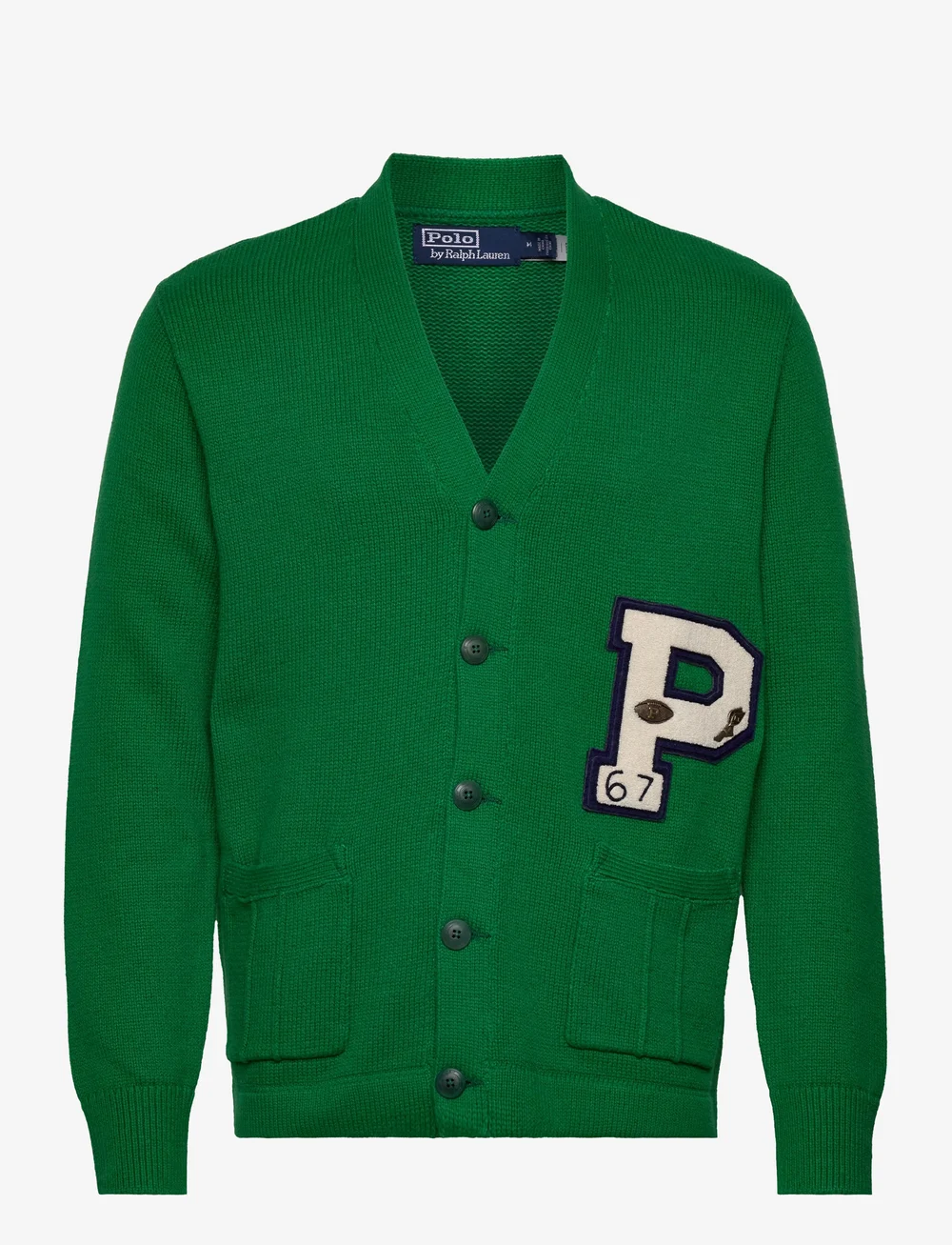 Polo letterman cardigan sales