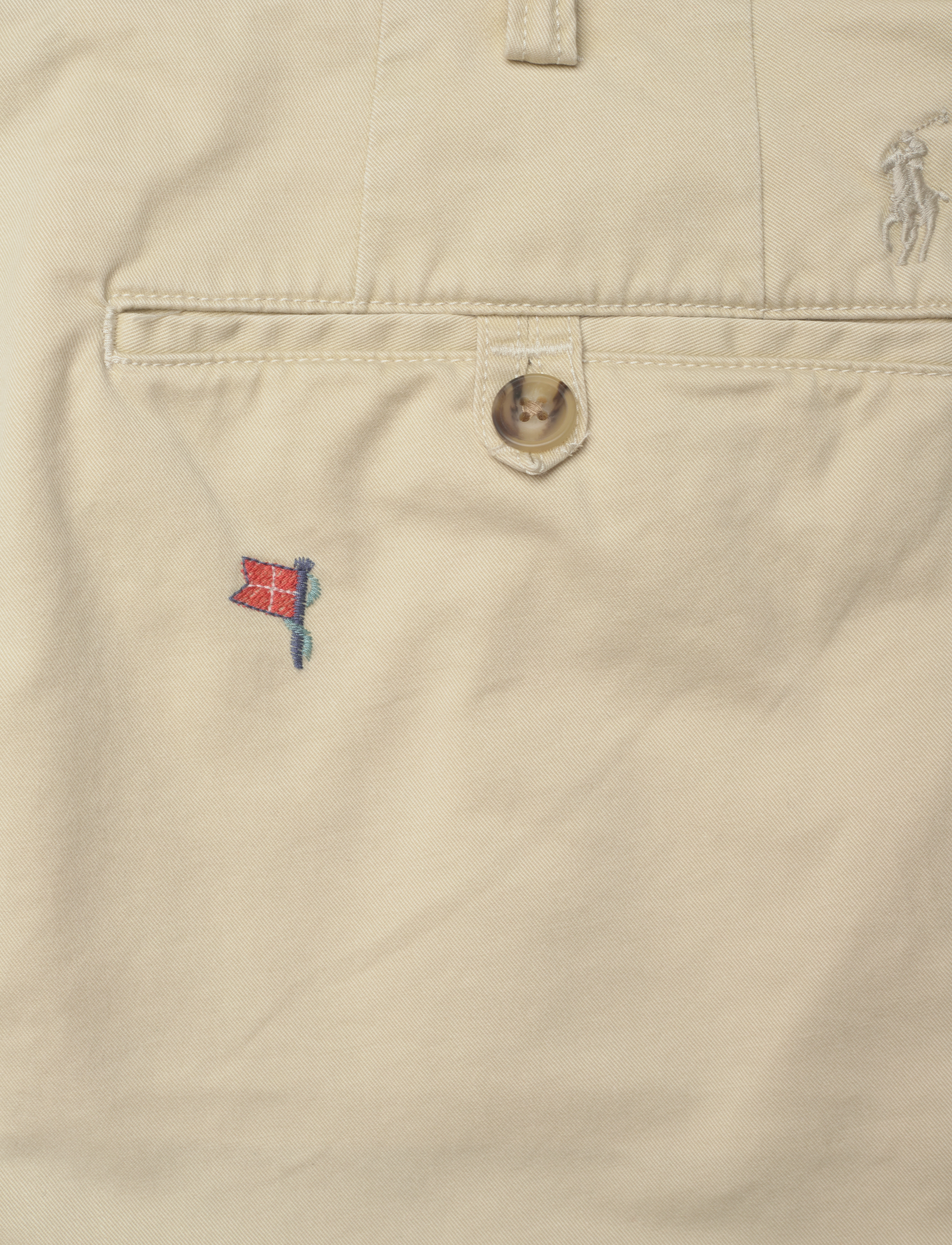Polo Ralph Lauren - STRAIGHT FIT BEDFORD SHORT - tallow cream w/na - 4