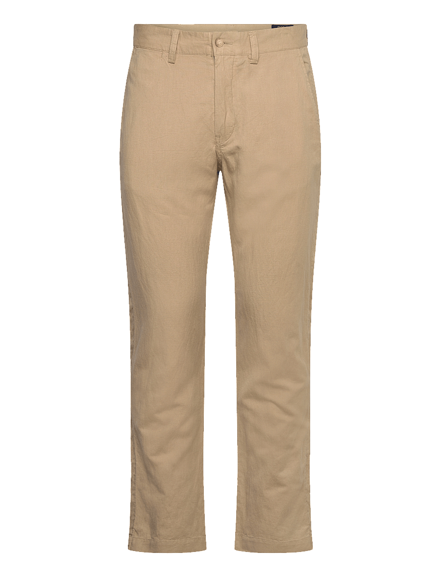 Polo Ralph Lauren - Straight Fit Linen-Cotton Pant - coastal beige - 0