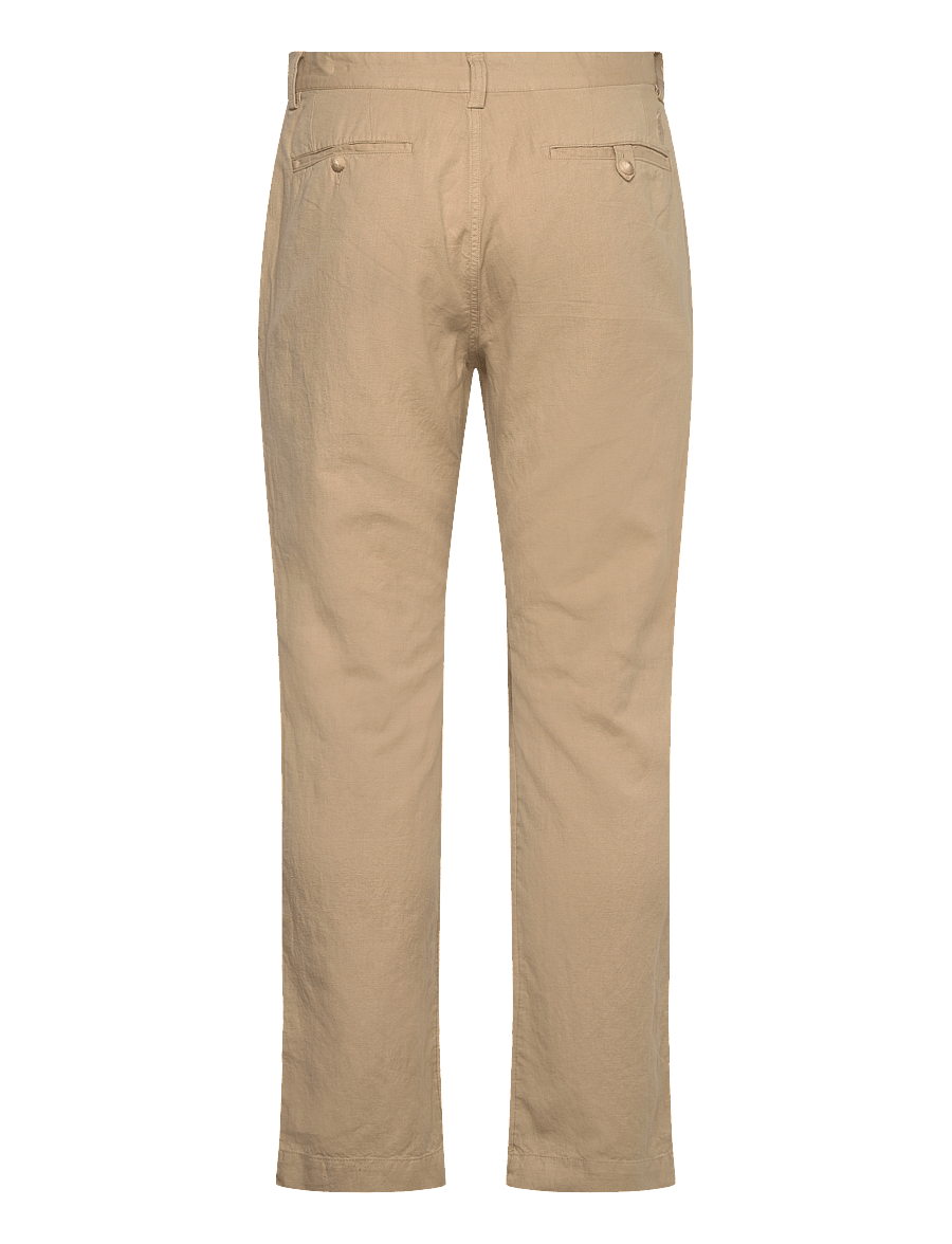 Polo Ralph Lauren - Straight Fit Linen-Cotton Pant - coastal beige - 1