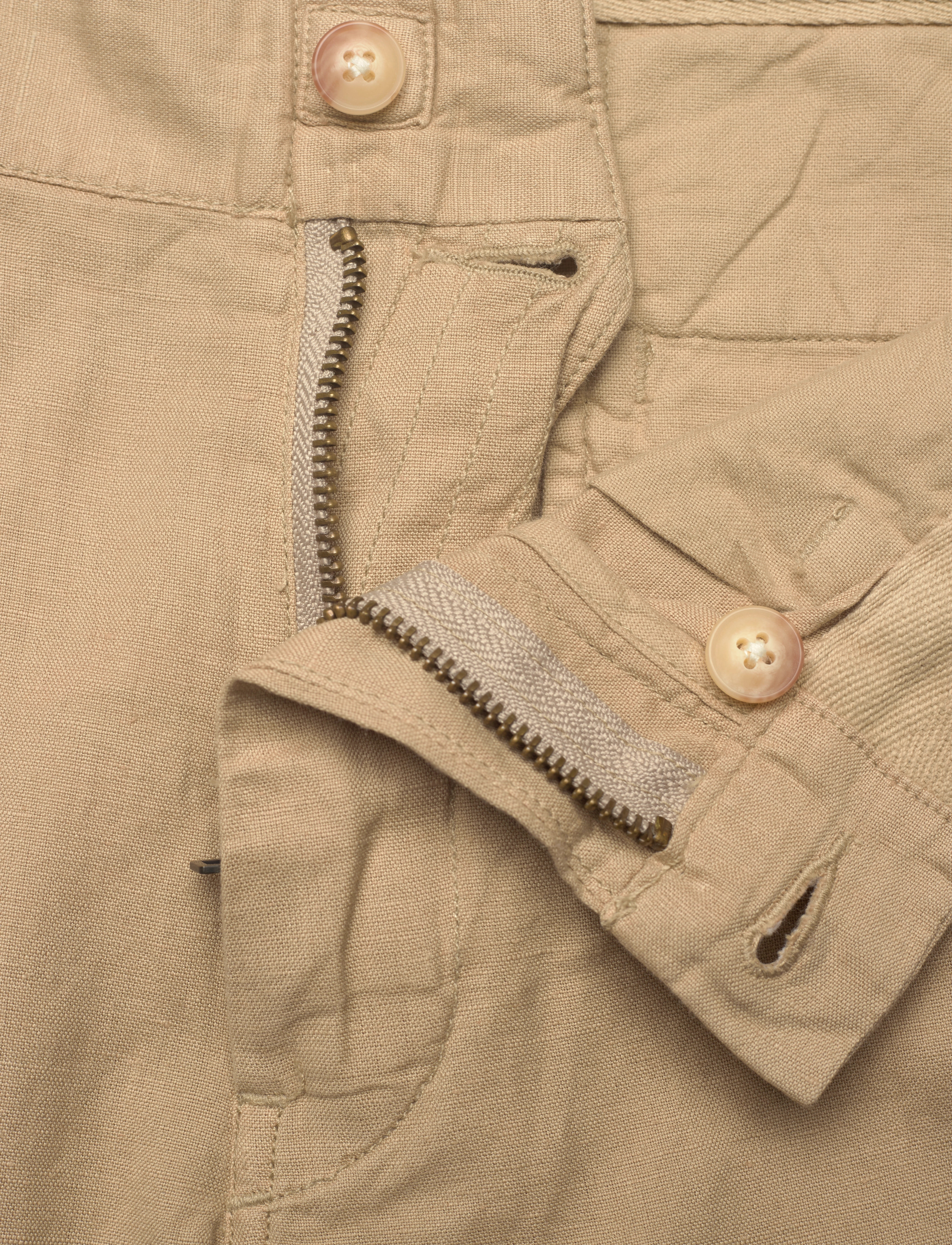 Polo Ralph Lauren - Straight Fit Linen-Cotton Pant - coastal beige - 3