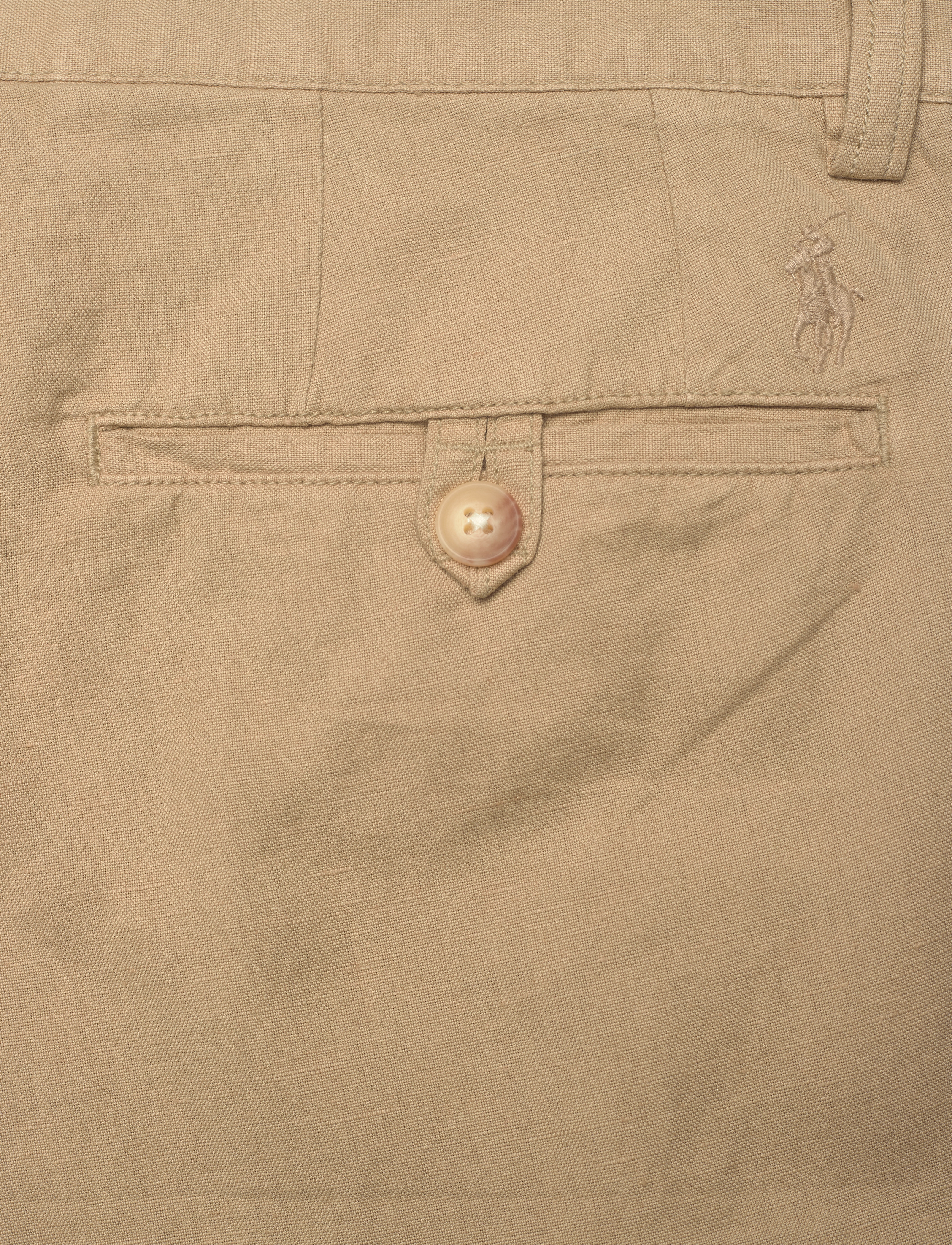 Polo Ralph Lauren - Straight Fit Linen-Cotton Pant - coastal beige - 4