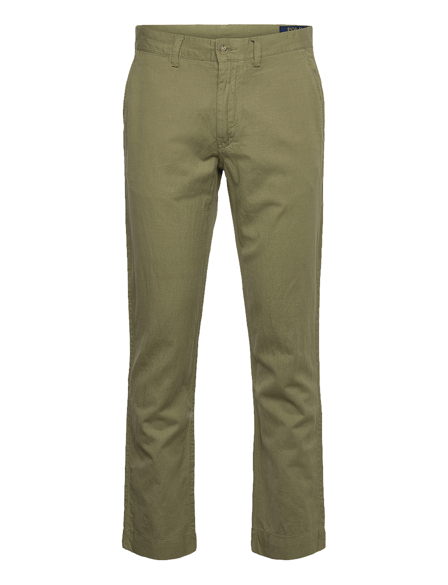 Polo Ralph Lauren - Straight Fit Linen-Cotton Pant - tree green - 0