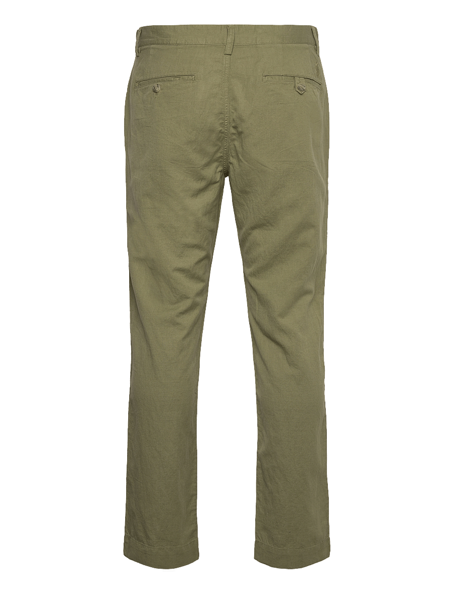 Polo Ralph Lauren - Straight Fit Linen-Cotton Pant - tree green - 1