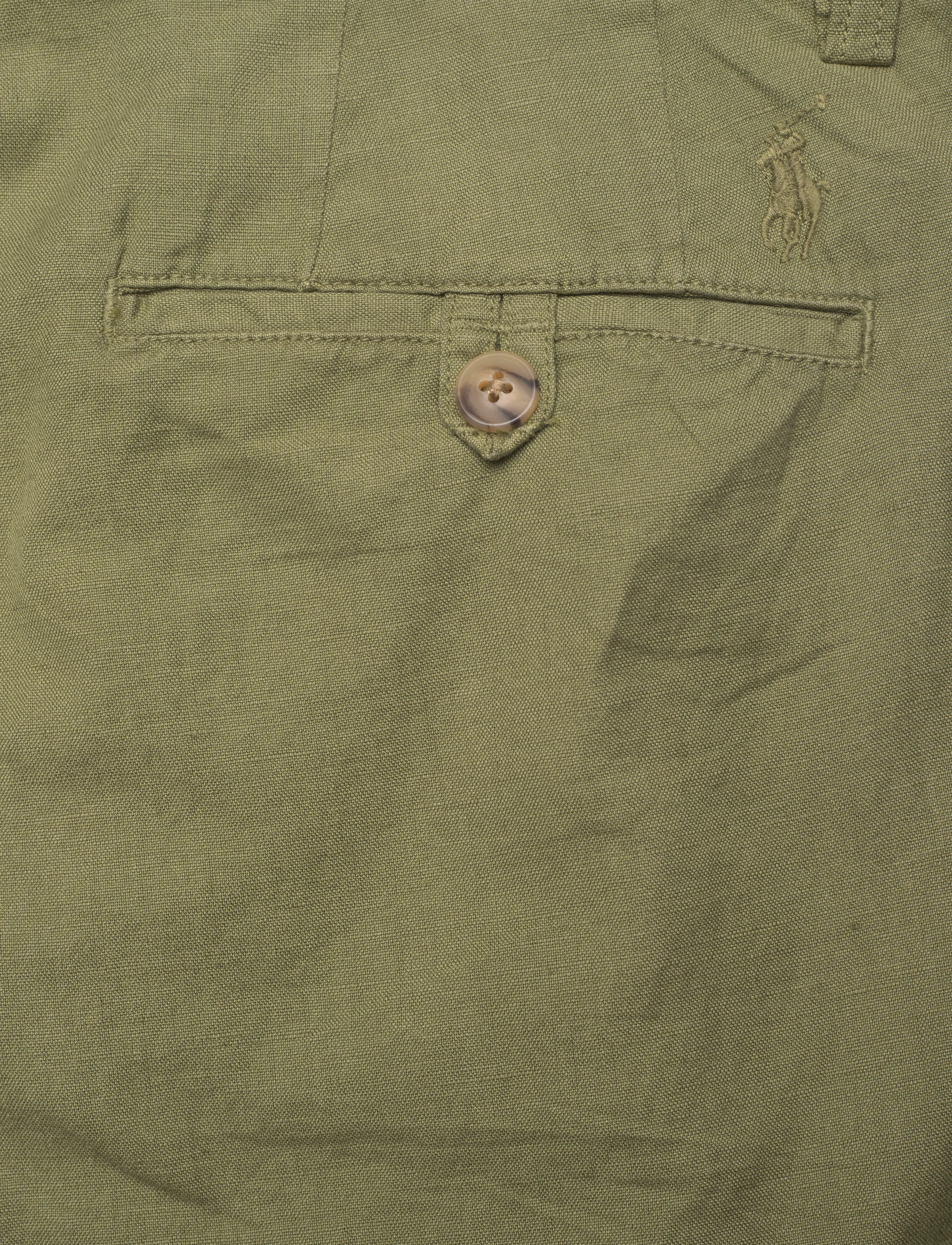 Polo Ralph Lauren - Straight Fit Linen-Cotton Pant - tree green - 4