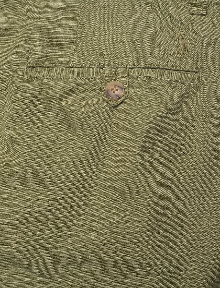 Polo Ralph Lauren - Straight Fit Linen-Cotton Pant - tree green - 4