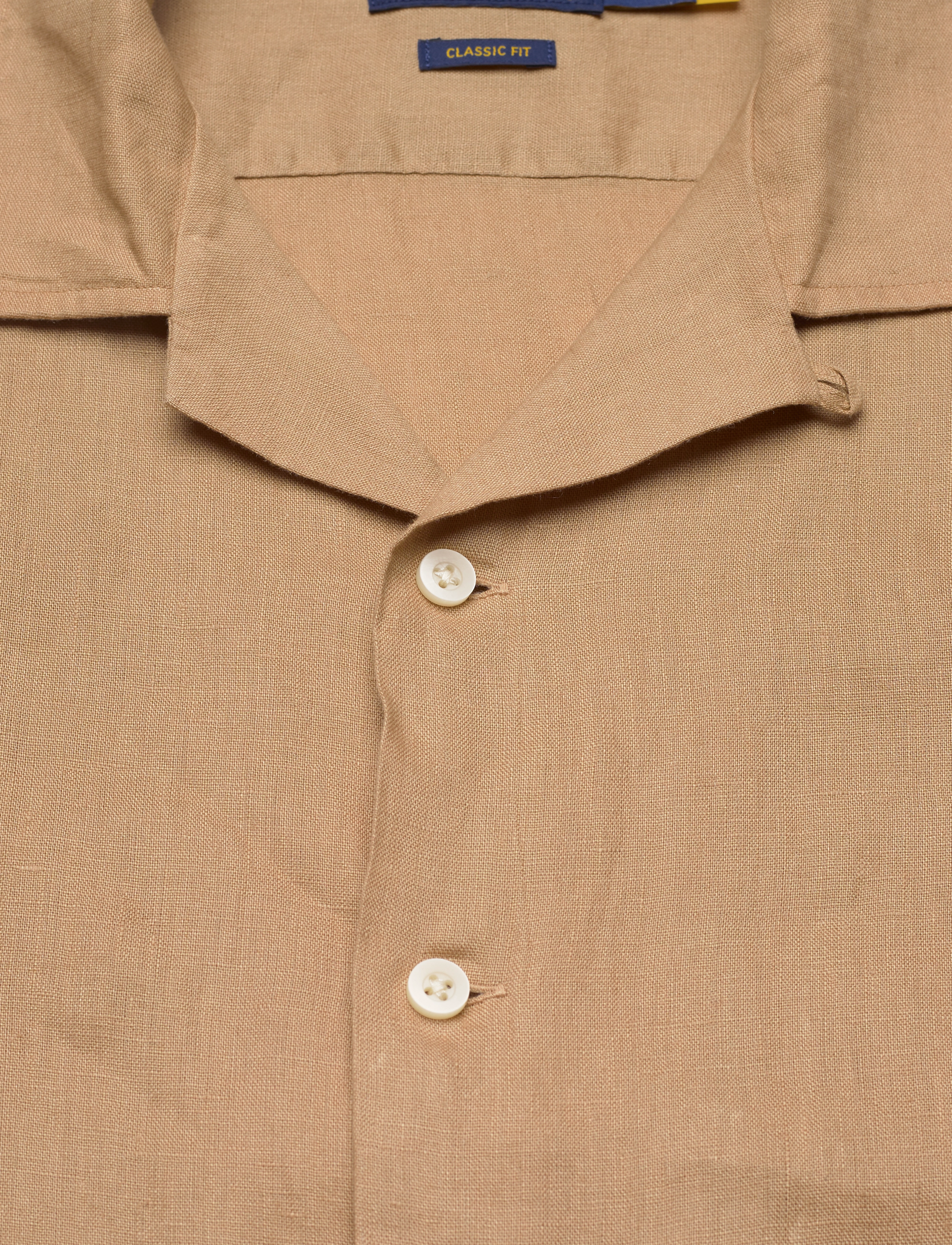Polo Ralph Lauren - Classic Fit Linen Camp Shirt - vintage khaki - 3