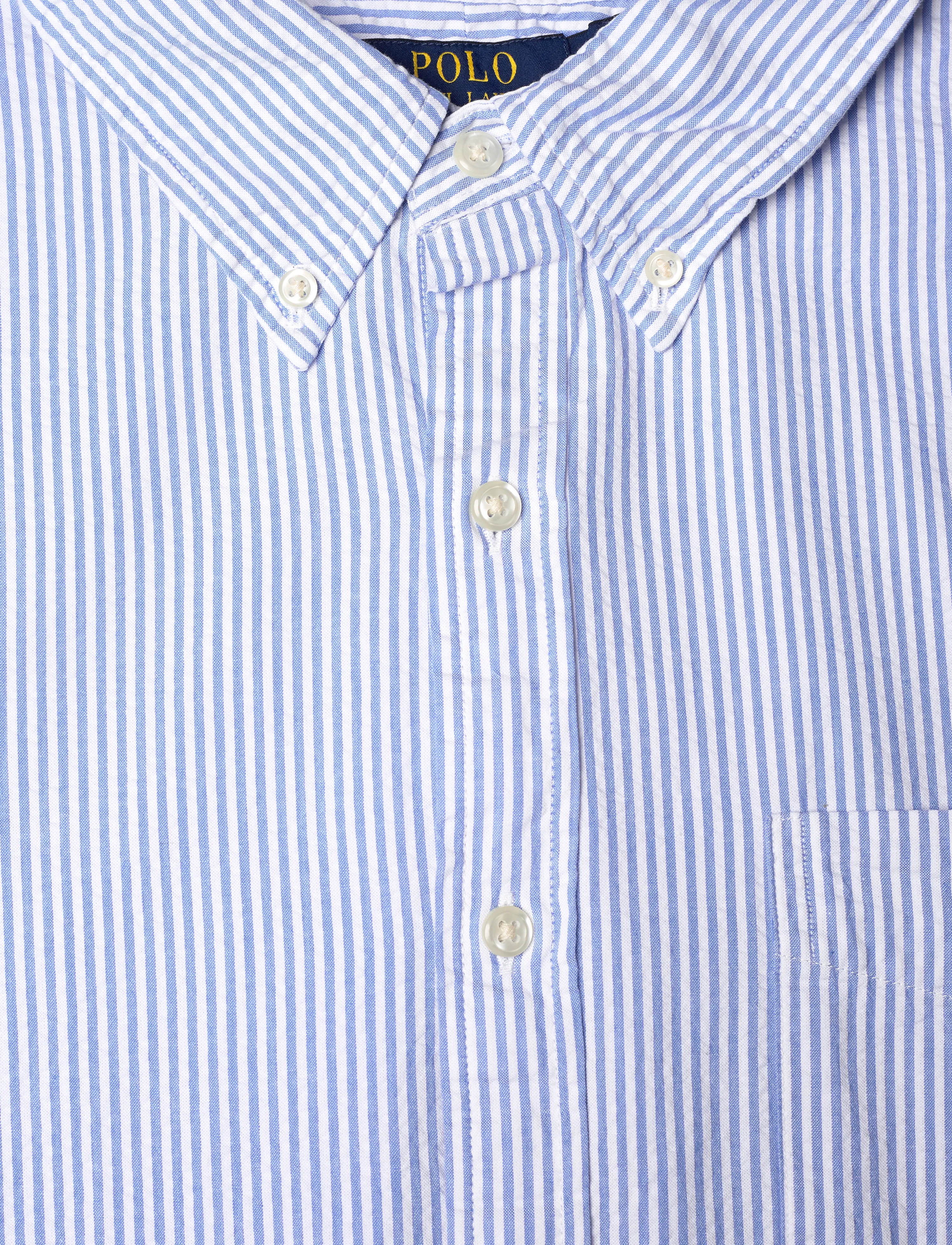 Polo Ralph Lauren - Custom Fit Seersucker Shirt - 2604a blue/white - 2