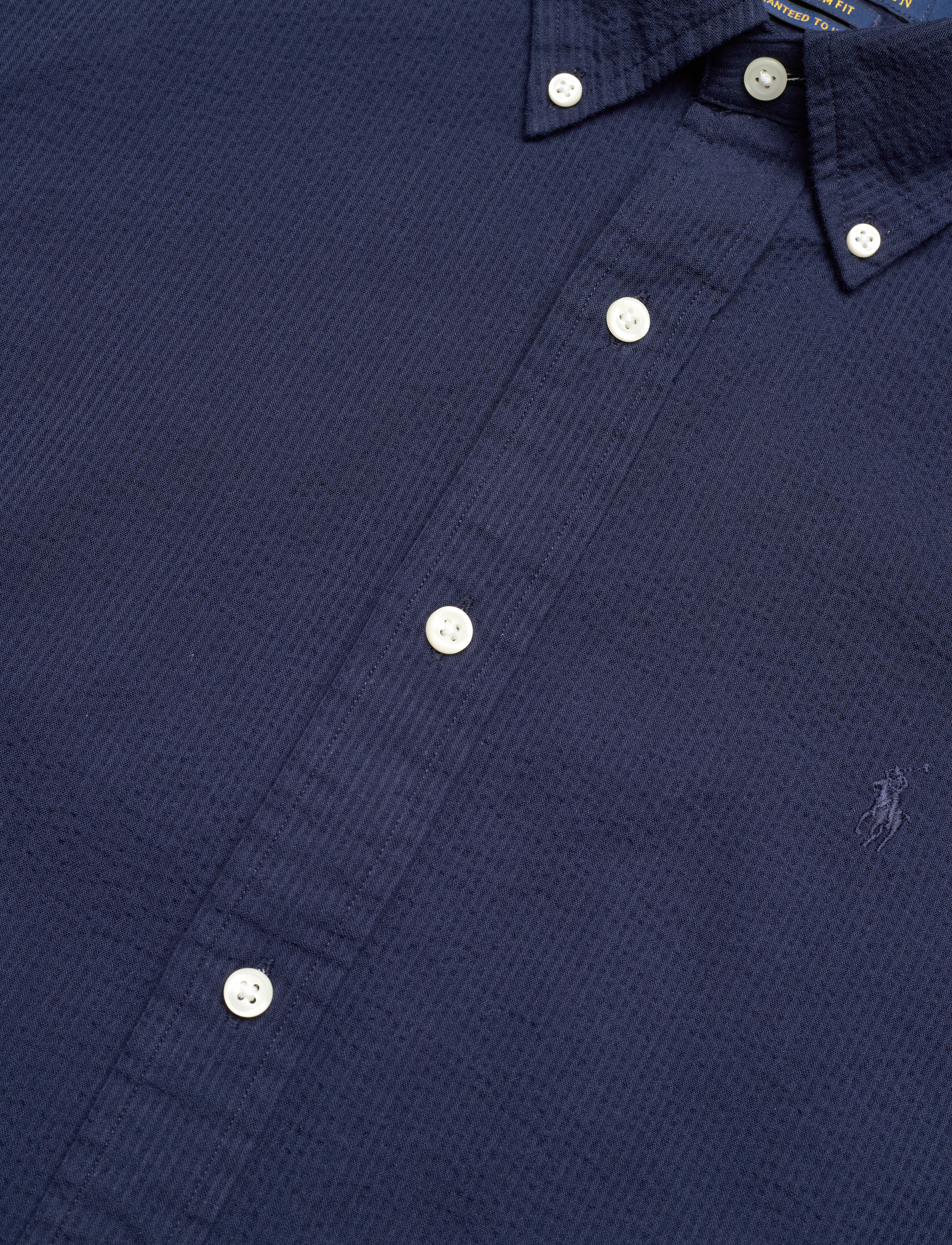 Polo Ralph Lauren - 40/1 SEERSUCKER-CUBDPPCSSS - kurzarmhemden - astoria navy - 4