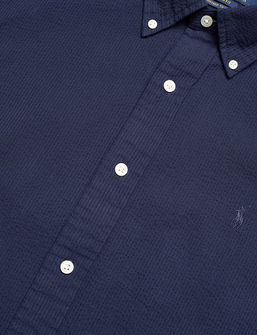 Polo Ralph Lauren - 40/1 SEERSUCKER-CUBDPPCSSS - kurzarmhemden - astoria navy - 4