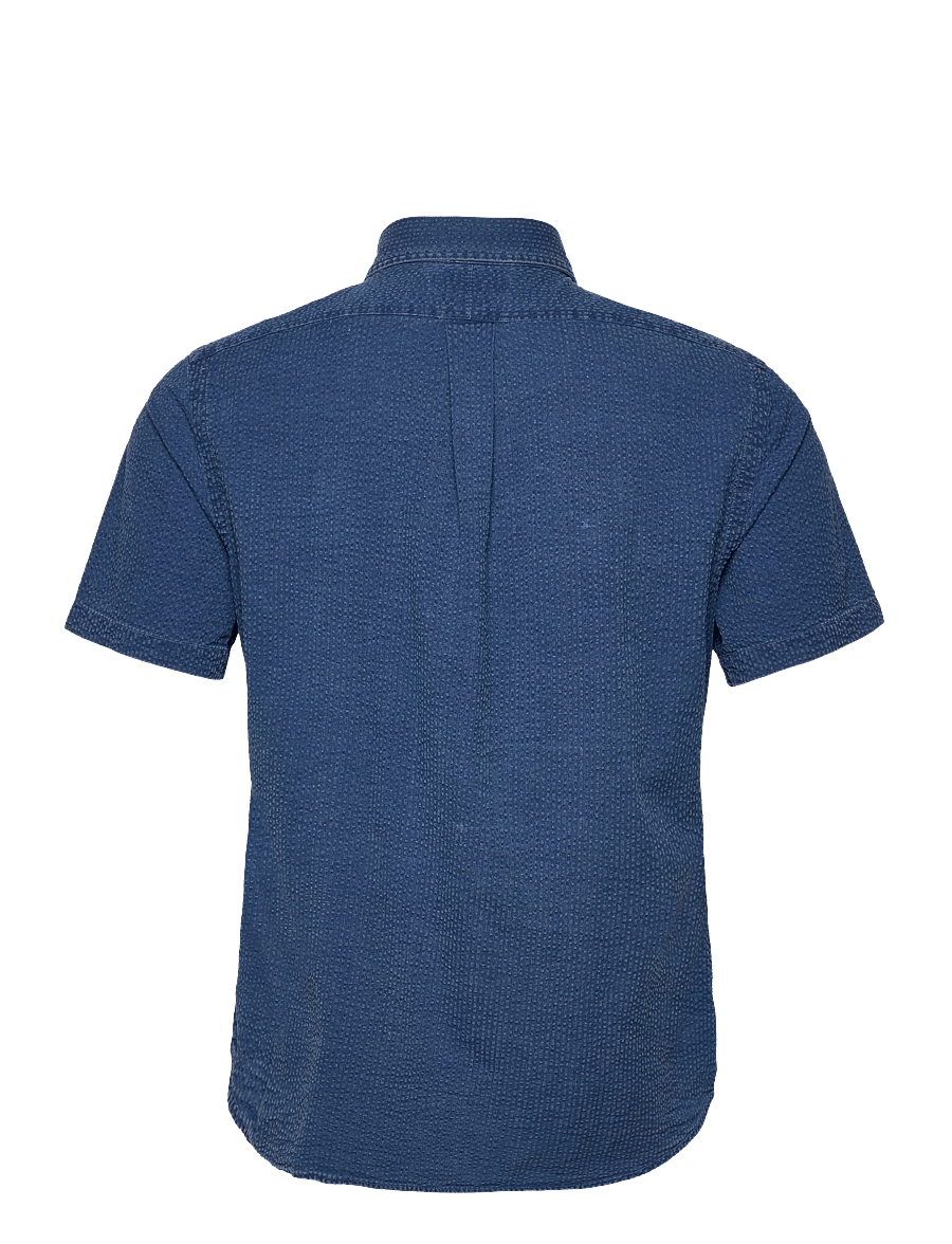 Polo Ralph Lauren - 40/1 SEERSUCKER-CUBDPPCSSS - kurzarmhemden - dark indigo - 2