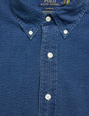 Polo Ralph Lauren - Custom Fit Seersucker Shirt - kurzarmhemden - dark indigo - 3