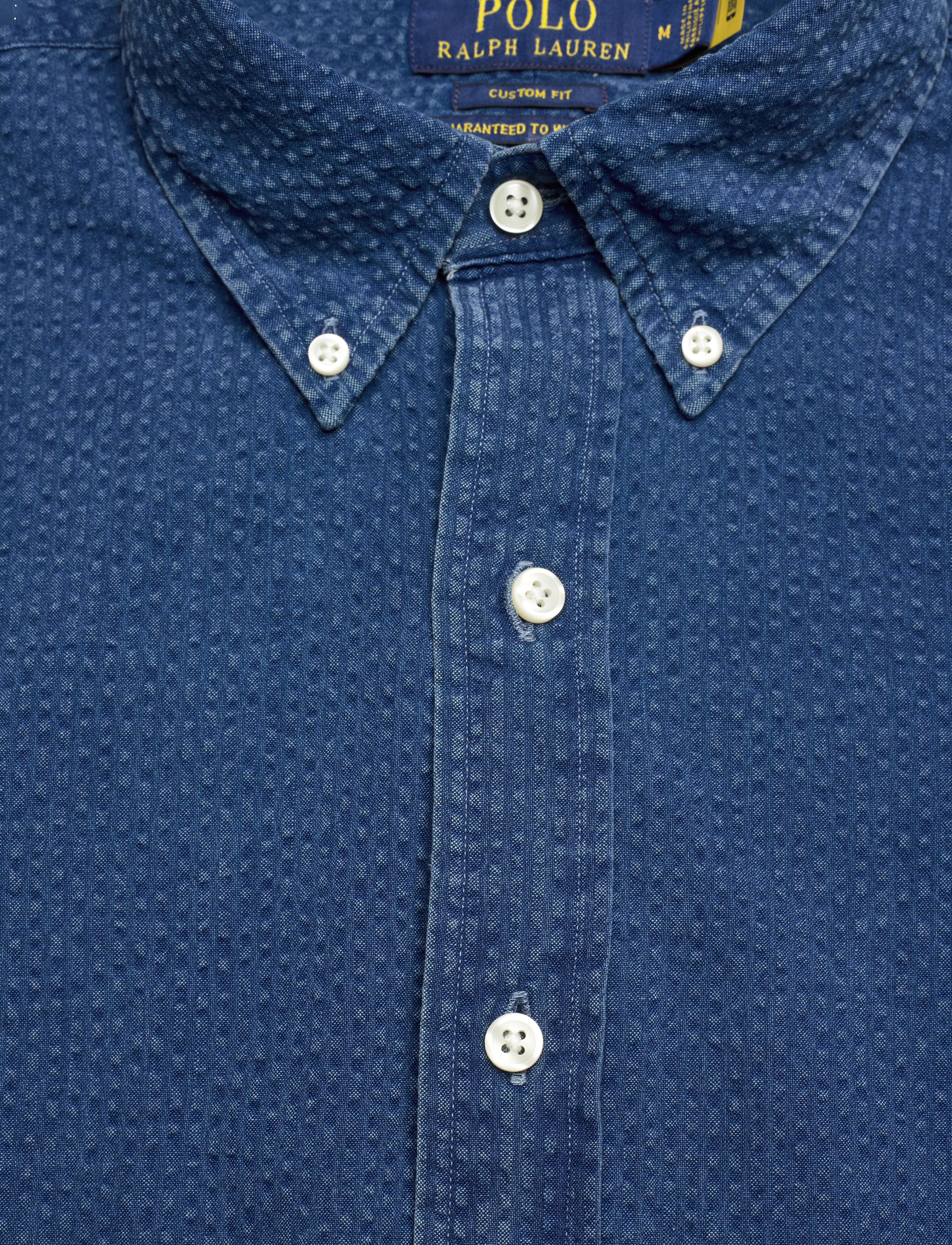 Polo Ralph Lauren - 40/1 SEERSUCKER-CUBDPPCSSS - kurzarmhemden - dark indigo - 3