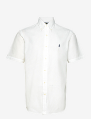 Custom Fit Seersucker Shirt - WHITE