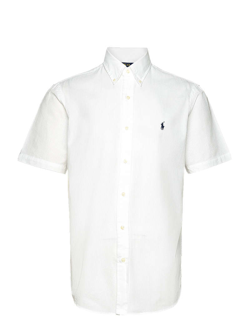 Polo Ralph Lauren - Custom Fit Seersucker Shirt - basic skjortor - white - 1