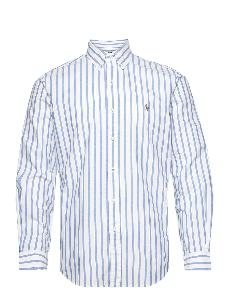 Polo Ralph Lauren - Custom Fit Striped Oxford Shirt - oxford-hemden - 5149a blue/white - 1