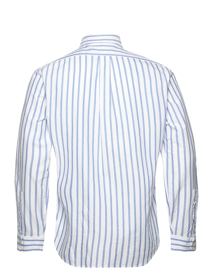 Polo Ralph Lauren - Custom Fit Striped Oxford Shirt - oxford-hemden - 5149a blue/white - 2