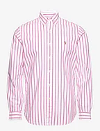 Custom Fit Striped Oxford Shirt - 5149B PINK/WHITE