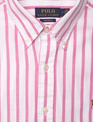 Polo Ralph Lauren - Custom Fit Striped Oxford Shirt - oxford-skjortor - 5149b pink/white - 2