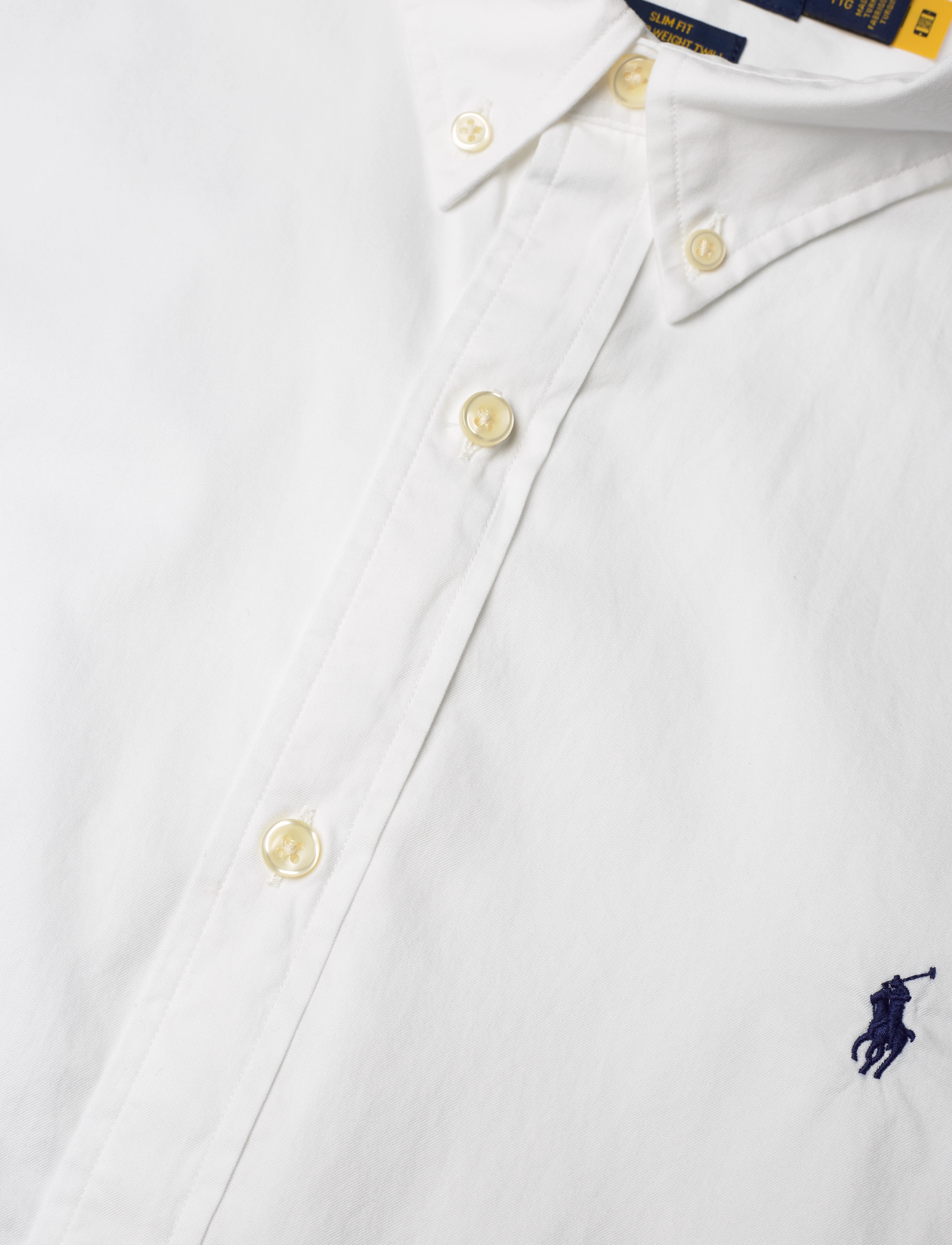 Polo Ralph Lauren - Slim Fit Twill Shirt - white - 3