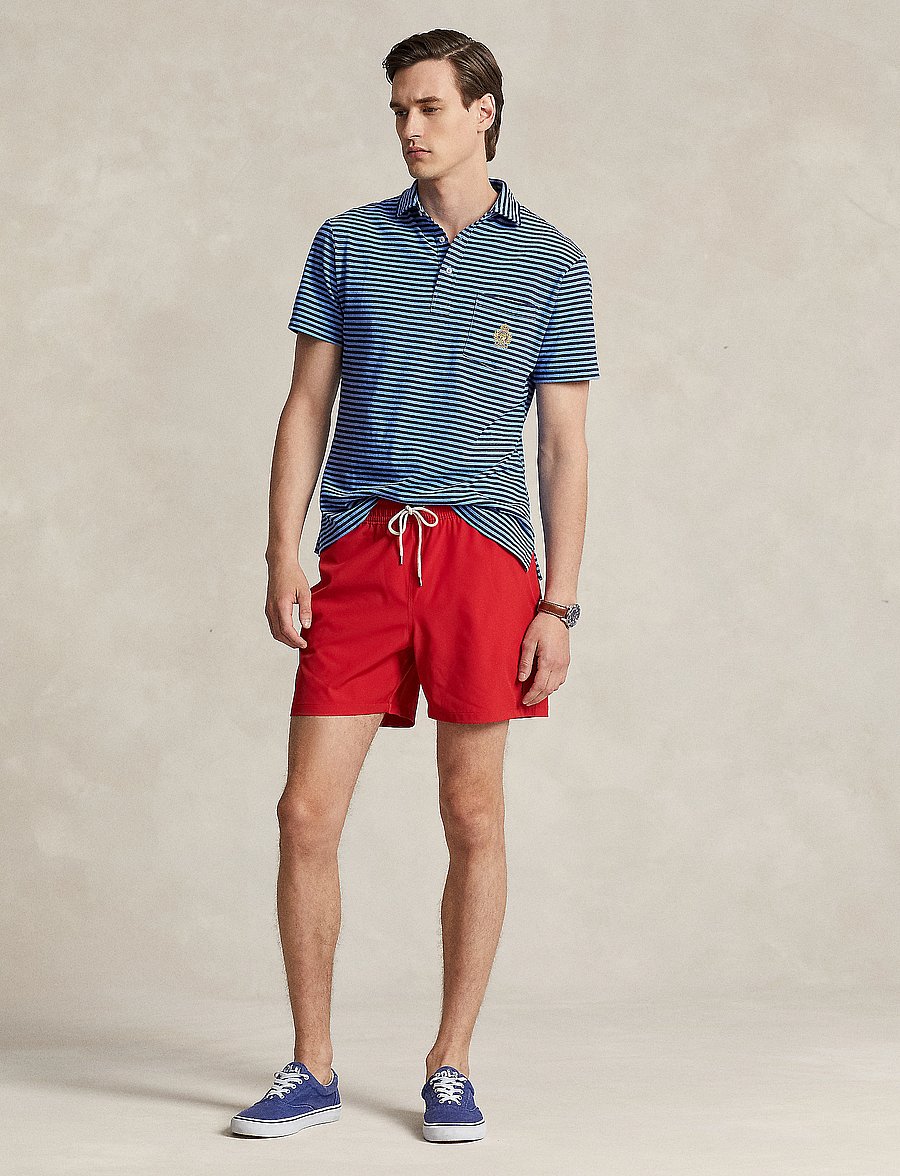 Polo Ralph Lauren - 5.75-Inch Traveler Classic Swim Trunk - badeshorts - rl2000 red - 0
