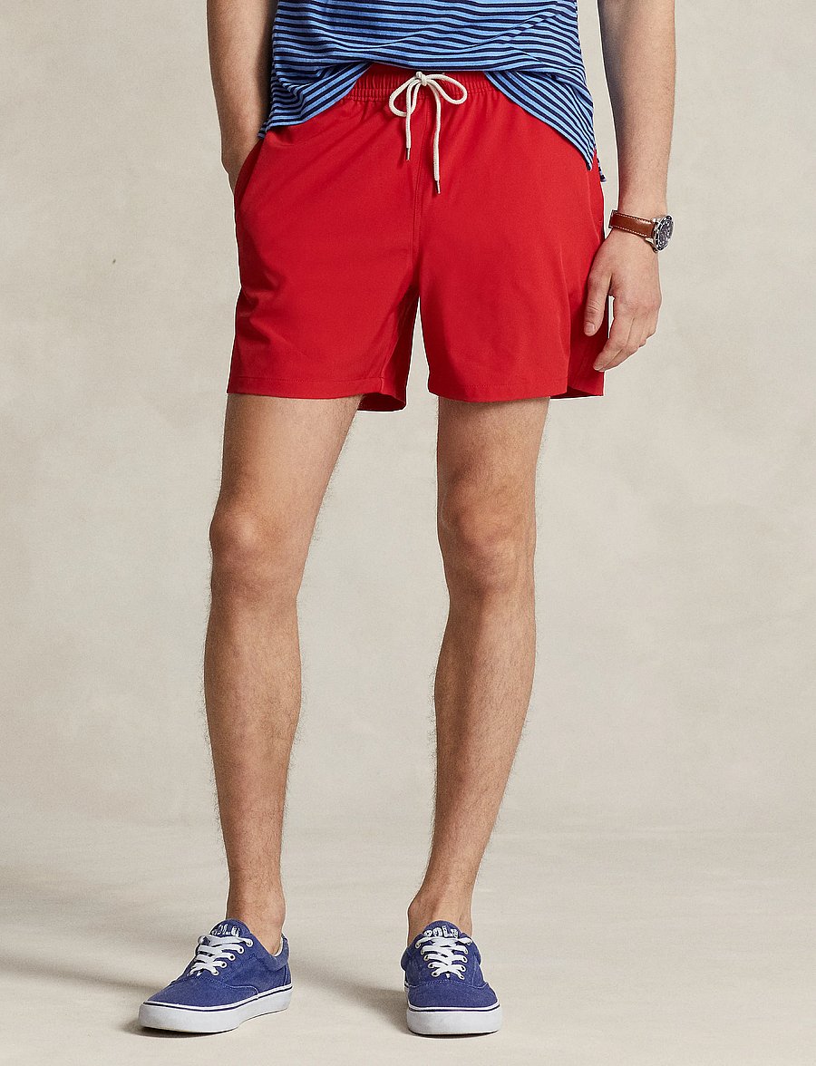 Polo Ralph Lauren - 5.75-Inch Traveler Classic Swim Trunk - badeshorts - rl2000 red - 3