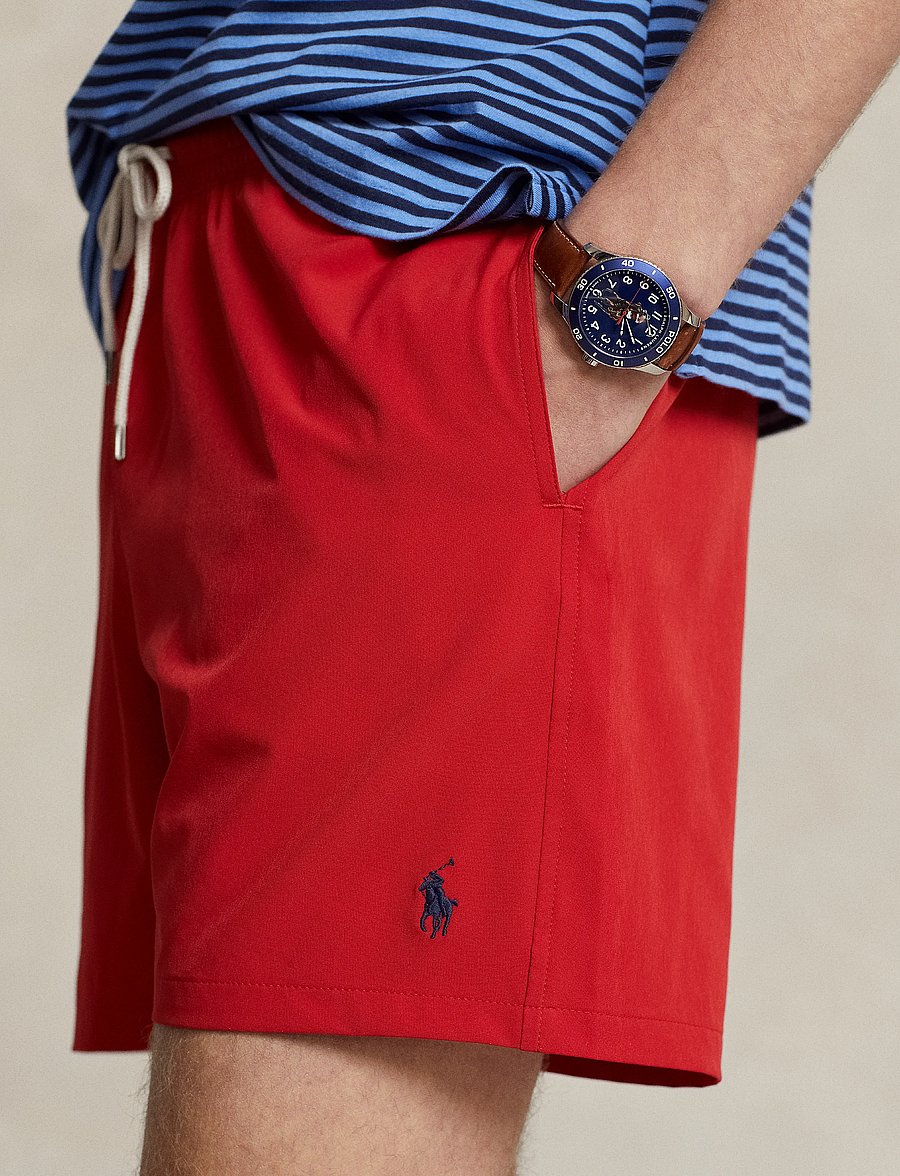 Polo Ralph Lauren - 5.75-Inch Traveler Classic Swim Trunk - badeshorts - rl2000 red - 5