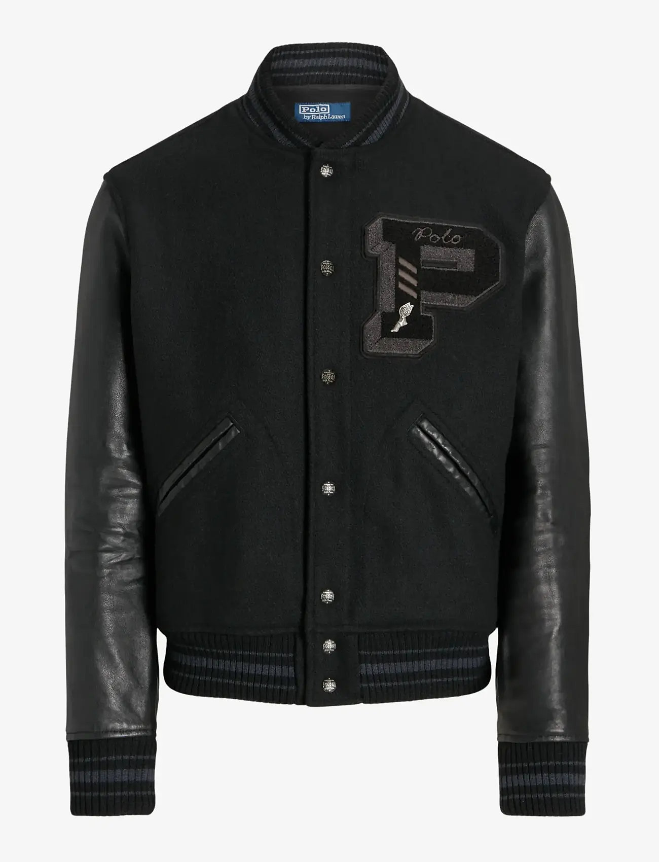 Polo Ralph Lauren - The Iconic Letterman Jacket - varsity-jacken - polo black - 1